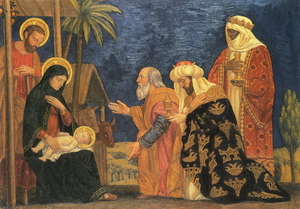 The Adoration of the Magi by H S Mowbray (1915)